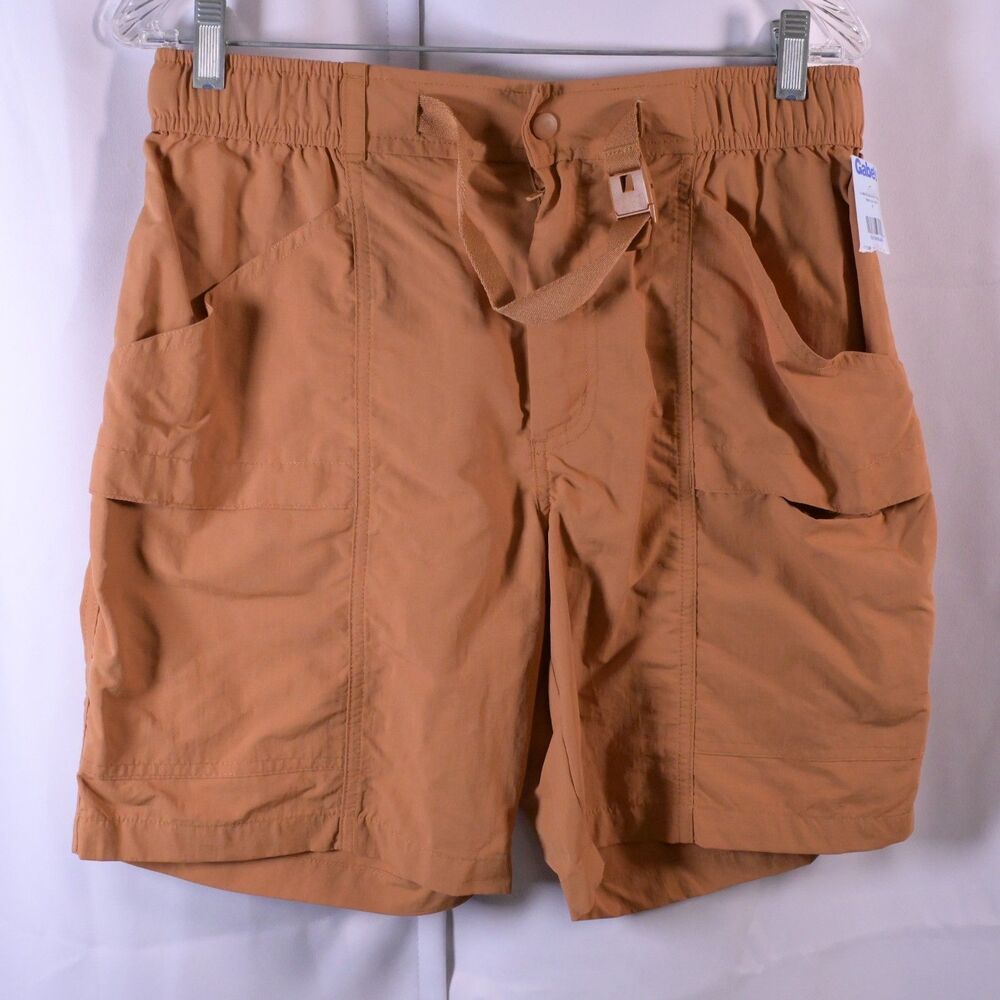 NWT Eddie Bauer Ripstop‎ Tech Shorts Mens Small Brown Sugar Nylon